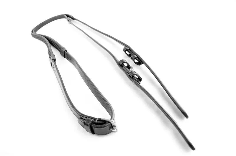Dever Ascot Bio Grip Reins Black